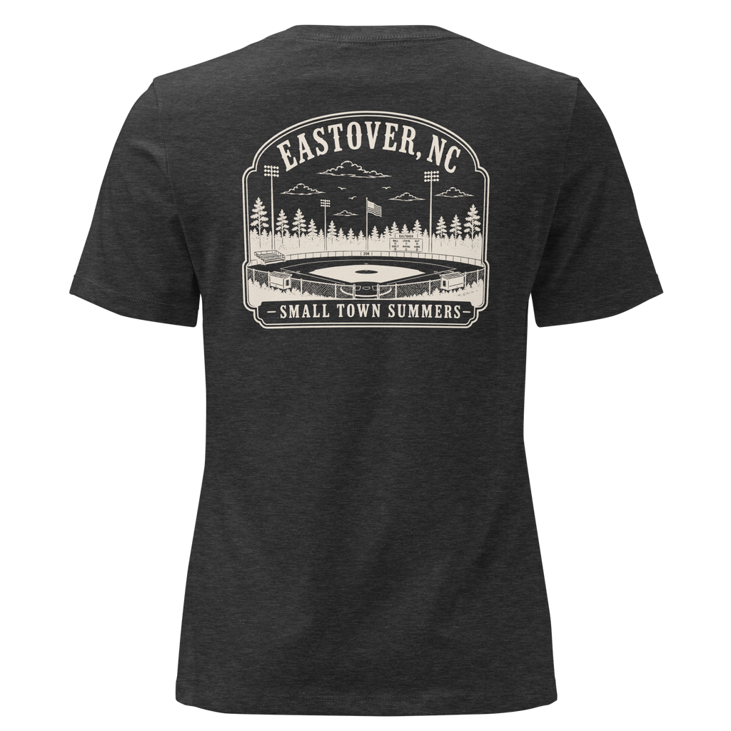 Eastover NC - Summer at the Ballpark- Women's Relaxed T-Shirt