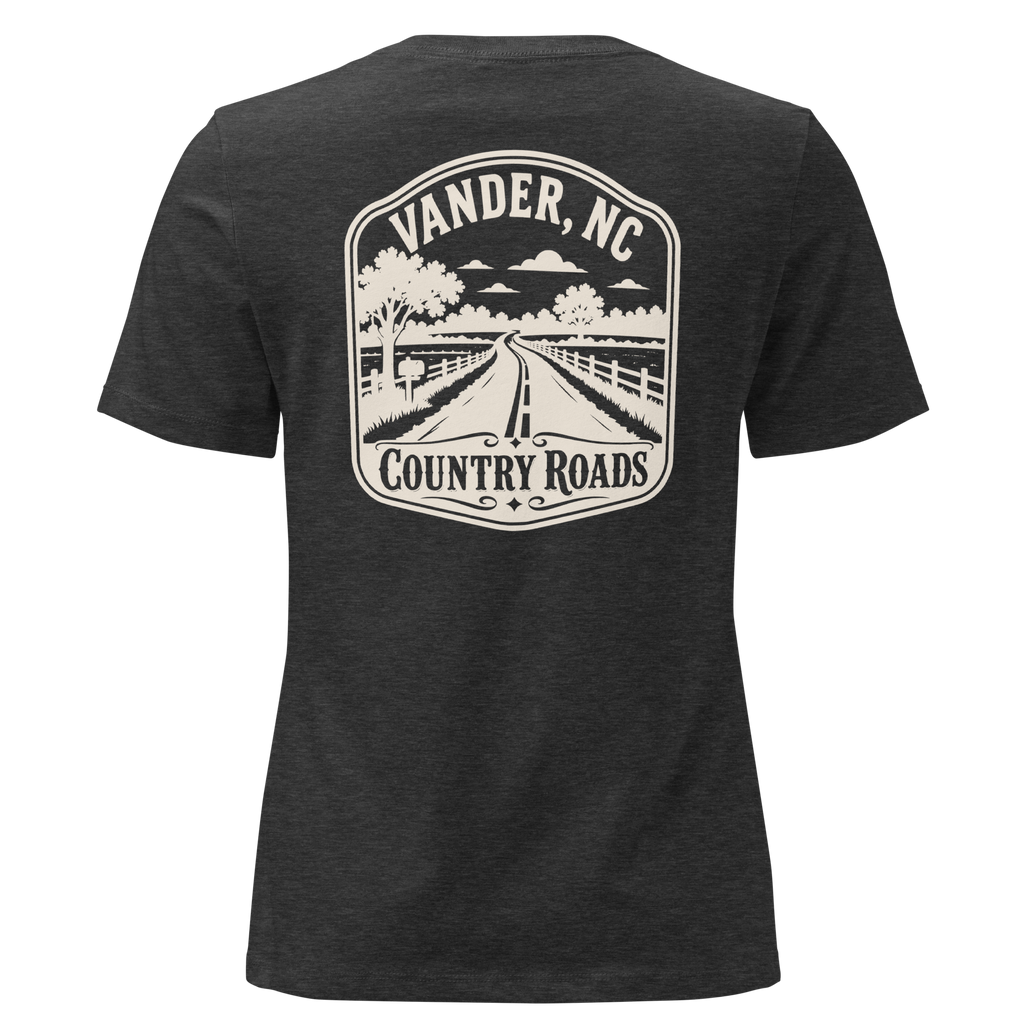 Vander NC - Country Roads- Women's Relaxed T-Shirt