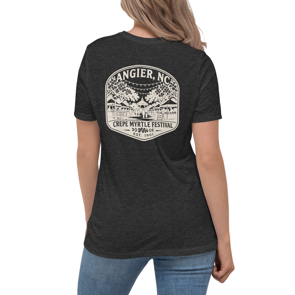 Angier NC - Crepe Myrtle Festival- Women's Relaxed T-Shirt