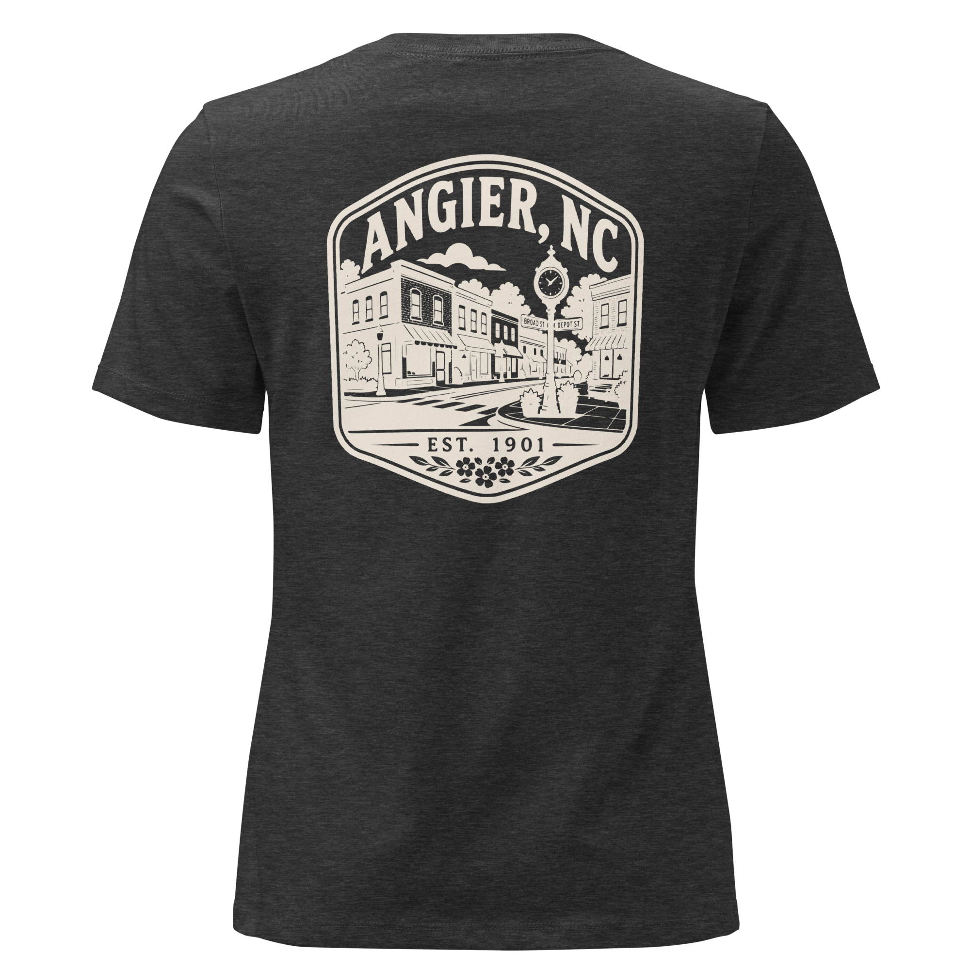 Angier NC - Downtown- Women's Relaxed T-Shirt