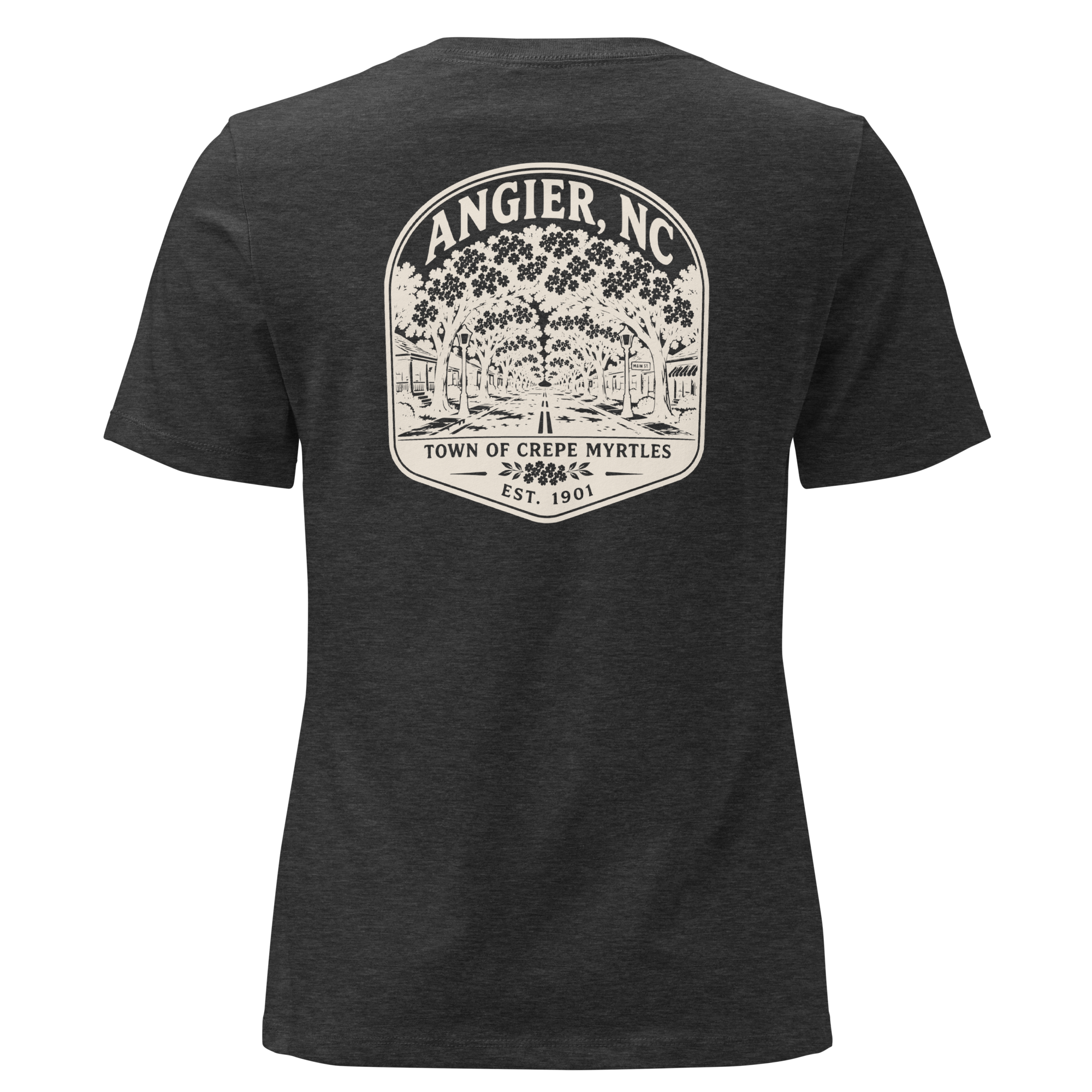 Angier NC - Town of Crepe Myrtles- Women's Relaxed T-Shirt
