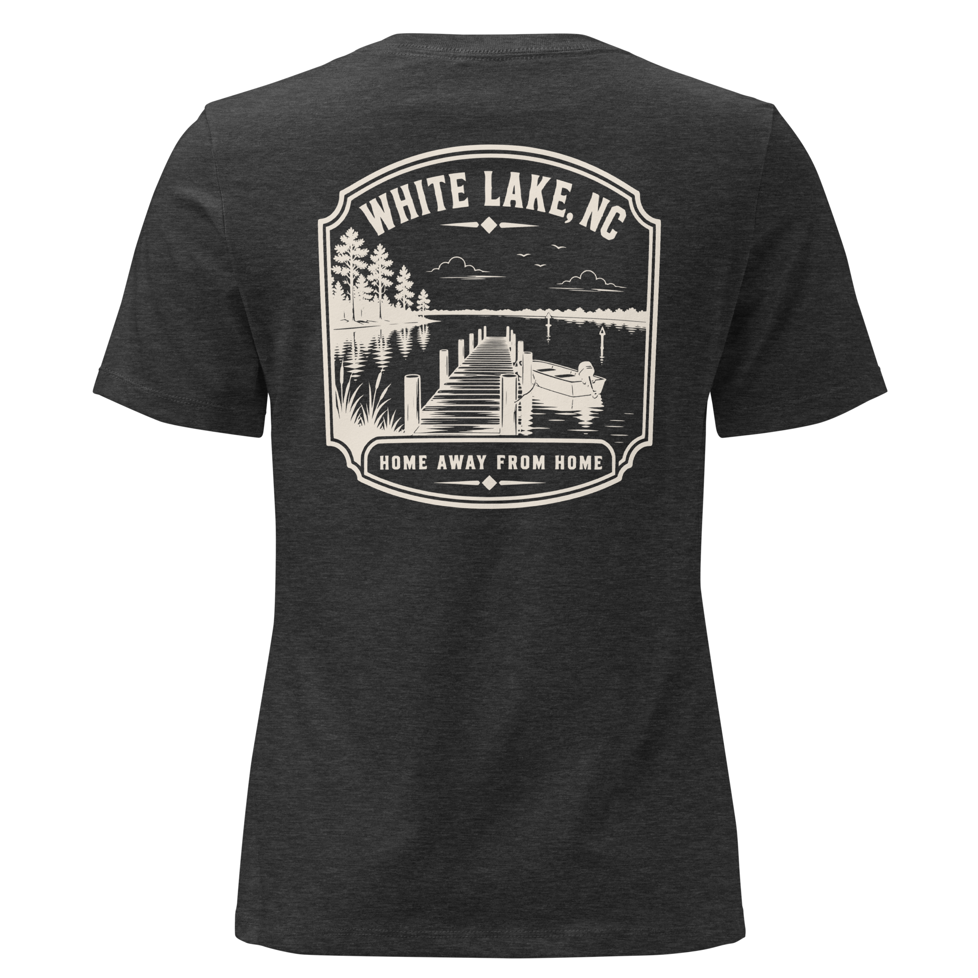 White Lake NC - Home Away from Home- Women's Relaxed T-Shirt