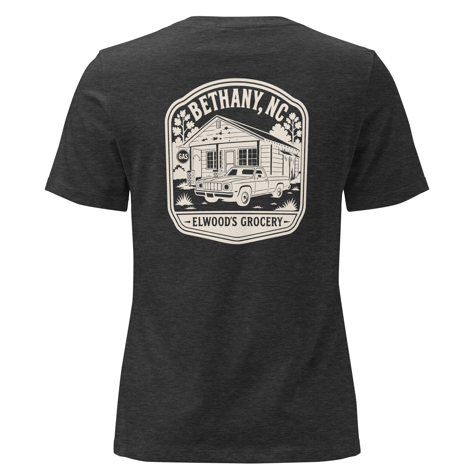 Bethany NC - Elwood's Grocery- Women's Relaxed T-Shirt