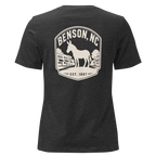 Benson NC - Mule Town - Women's Relaxed T-Shirt