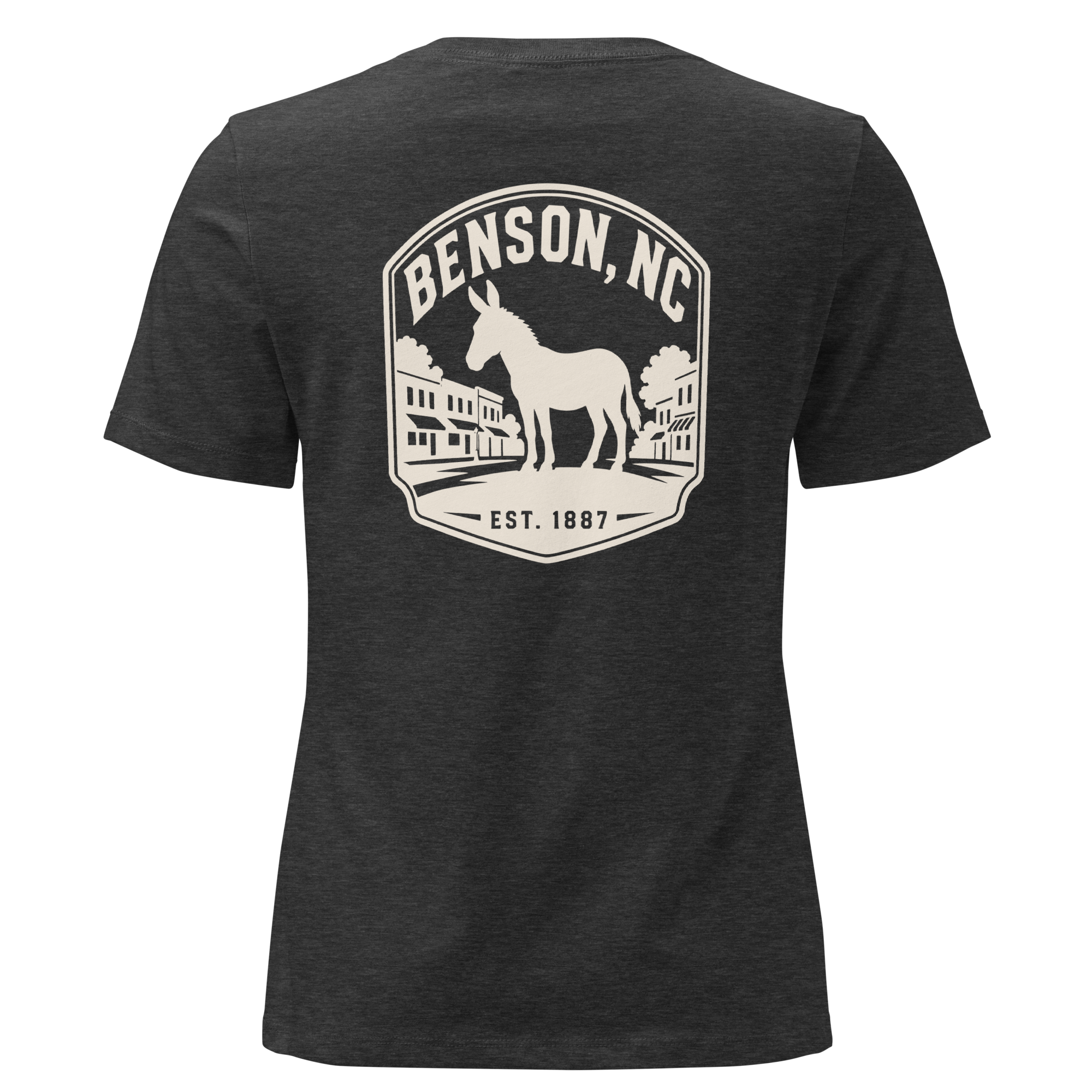 Benson NC - Mule Town - Women's Relaxed T-Shirt