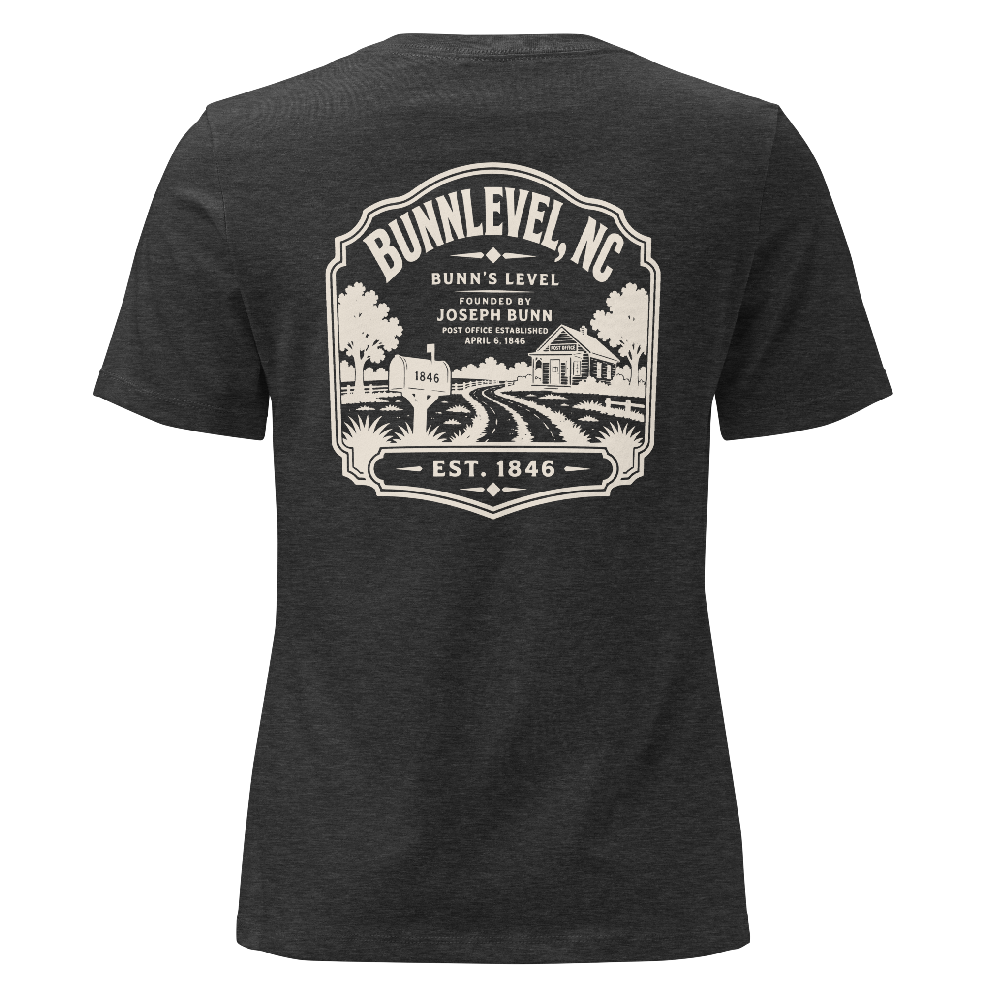 Bunnlevel NC - Town Heritage- Women's Relaxed T-Shirt