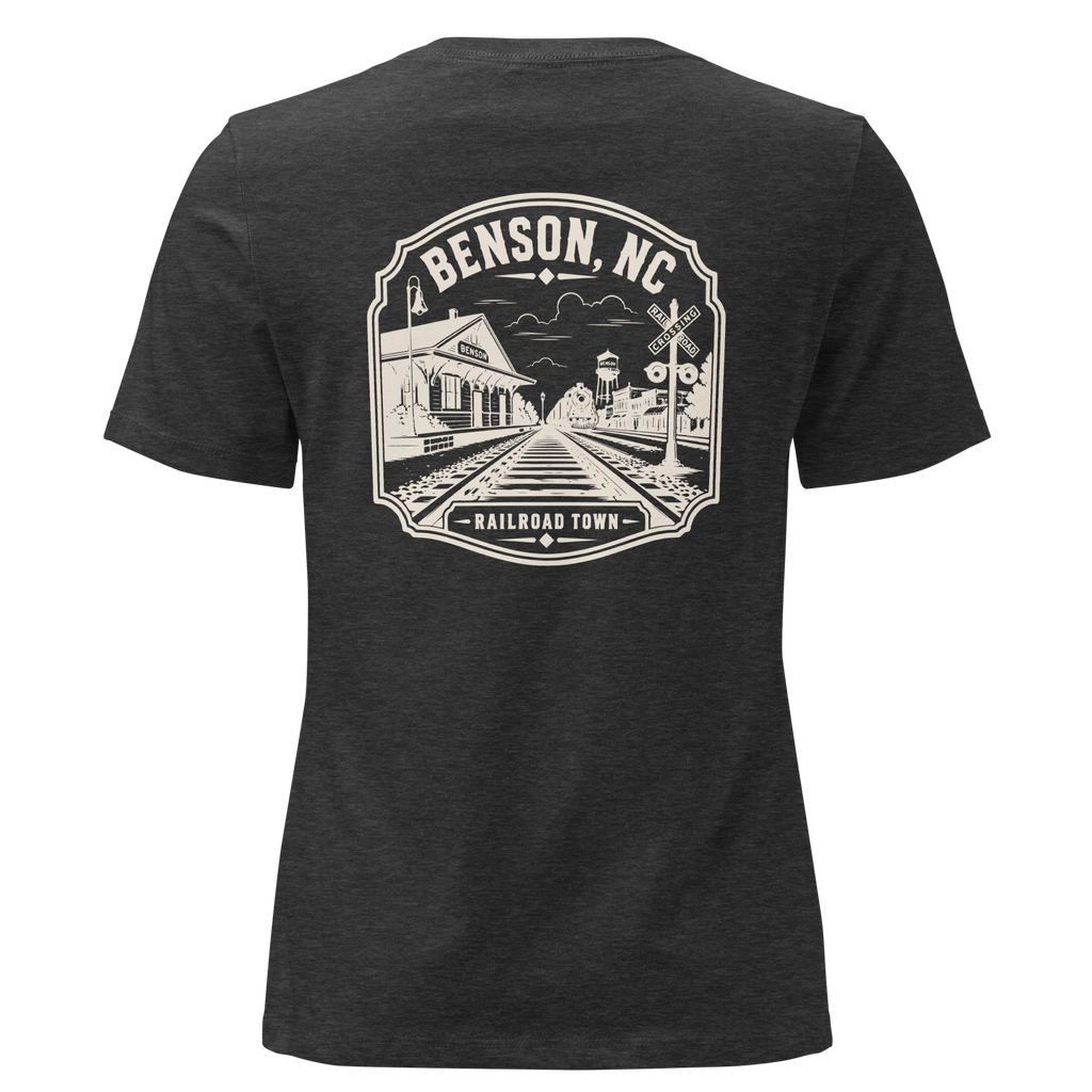 Benson NC - Railroad Town - Women's Relaxed T-Shirt