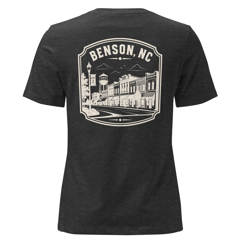 Benson NC - Downtown - Women's Relaxed T-Shirt