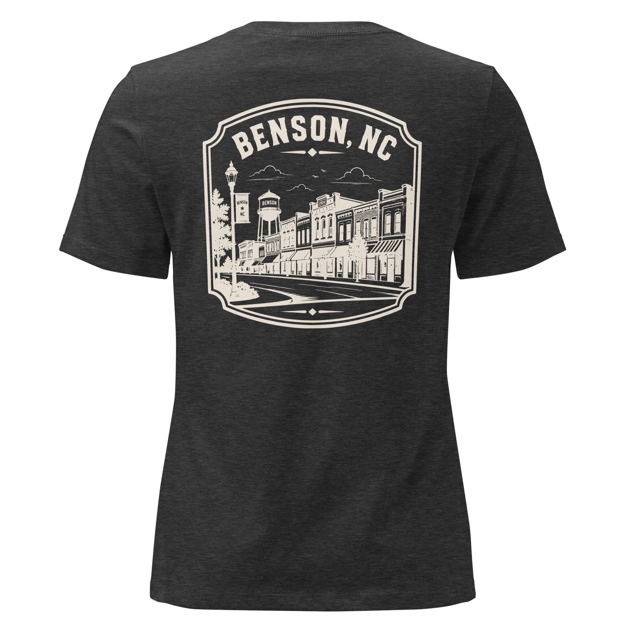Benson NC - Downtown - Women's Relaxed T-Shirt
