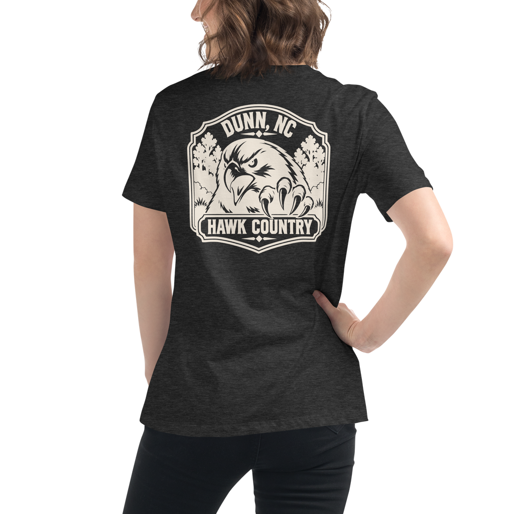 Dunn NC - Hawk Country- Women's Relaxed T-Shirt