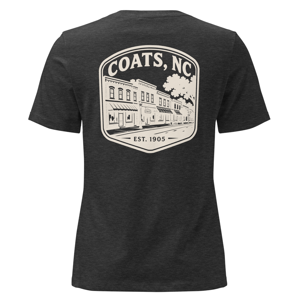 Coats NC - Downtown- Women's Relaxed T-Shirt