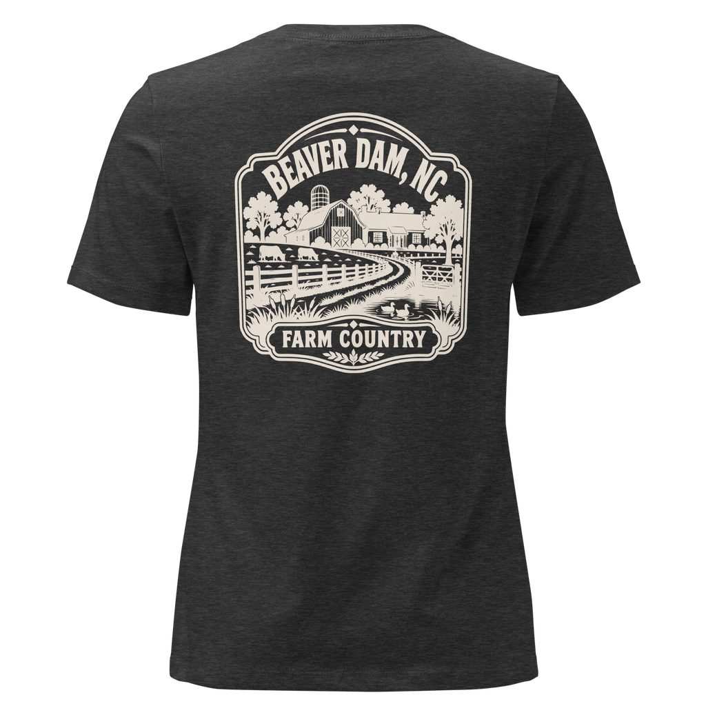 Beaver Dam NC - Farm Country- Women's Relaxed T-Shirt