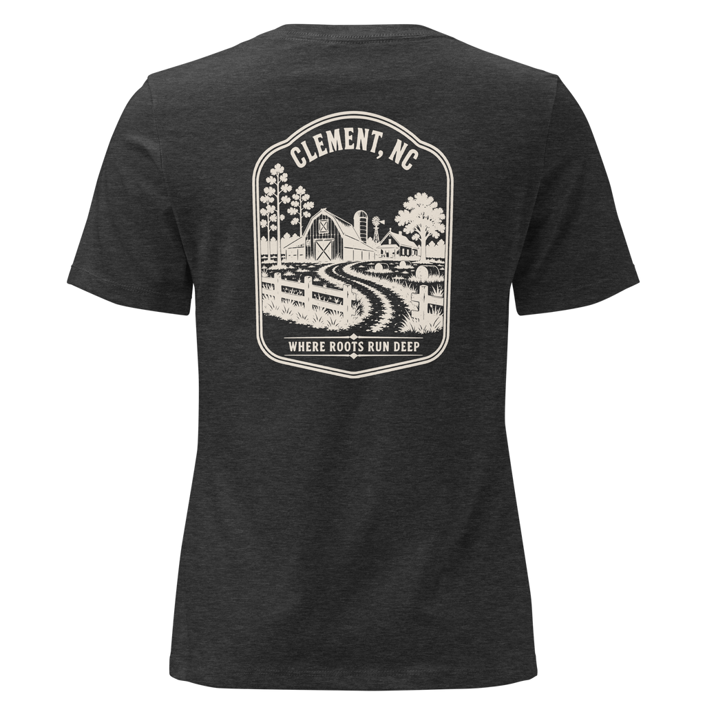 Clement NC - Farm Roots- Women's Relaxed T-Shirt
