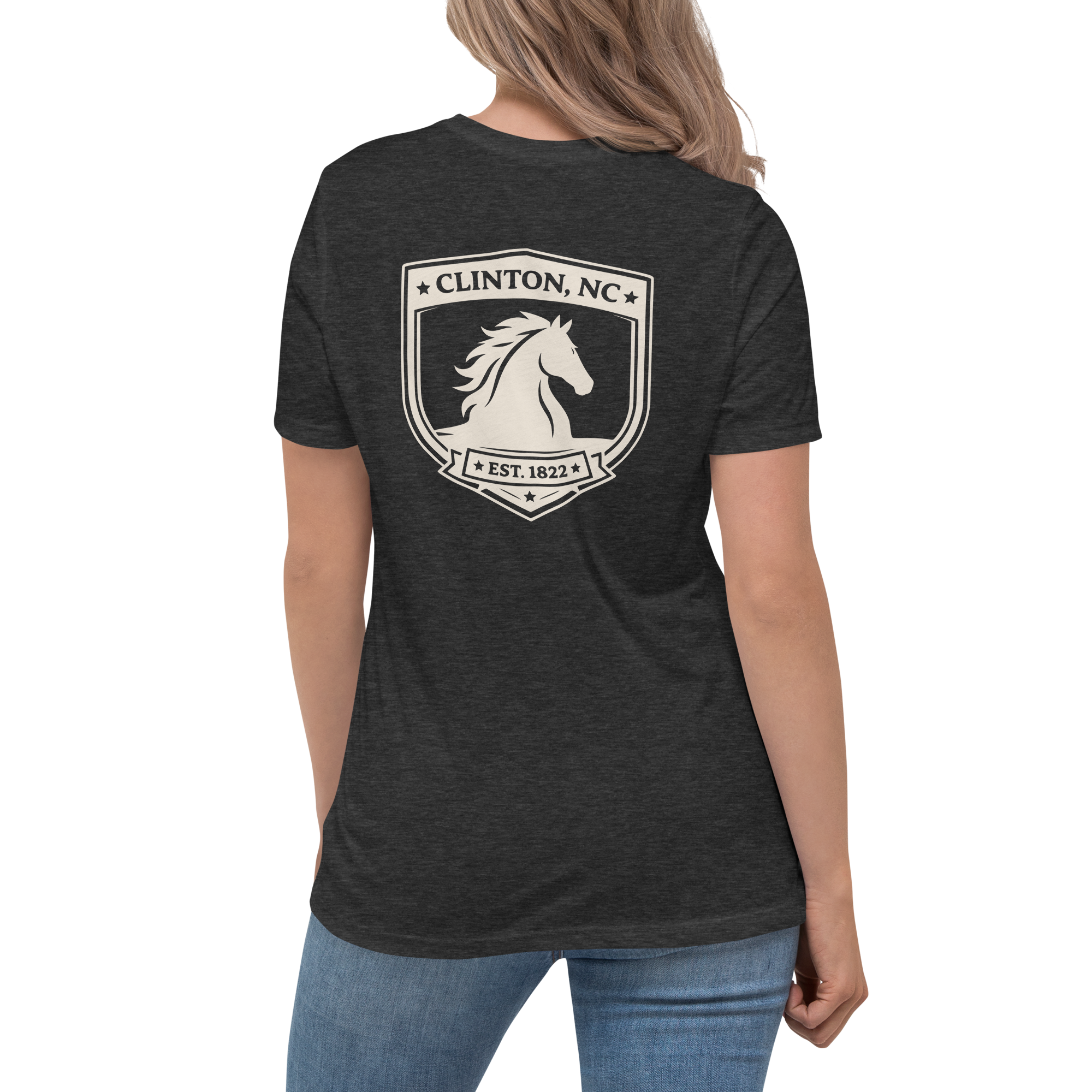 Clinton NC - School Pride- Women's Relaxed T-Shirt