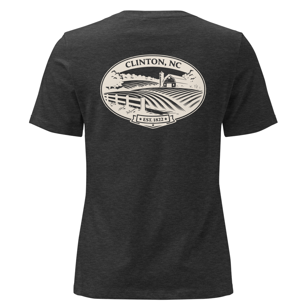Clinton NC - Farm Heritage- Women's Relaxed T-Shirt