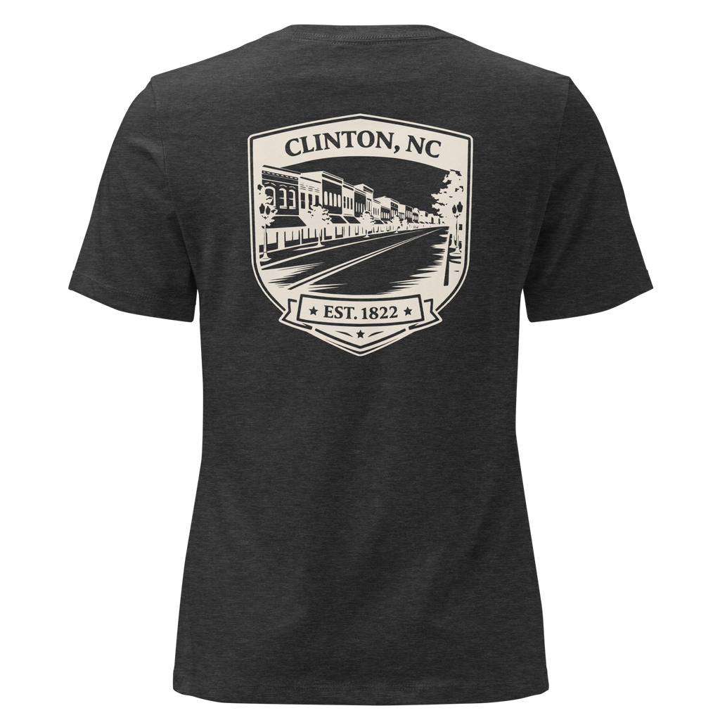 Clinton NC - Downtown- Women's Relaxed T-Shirt