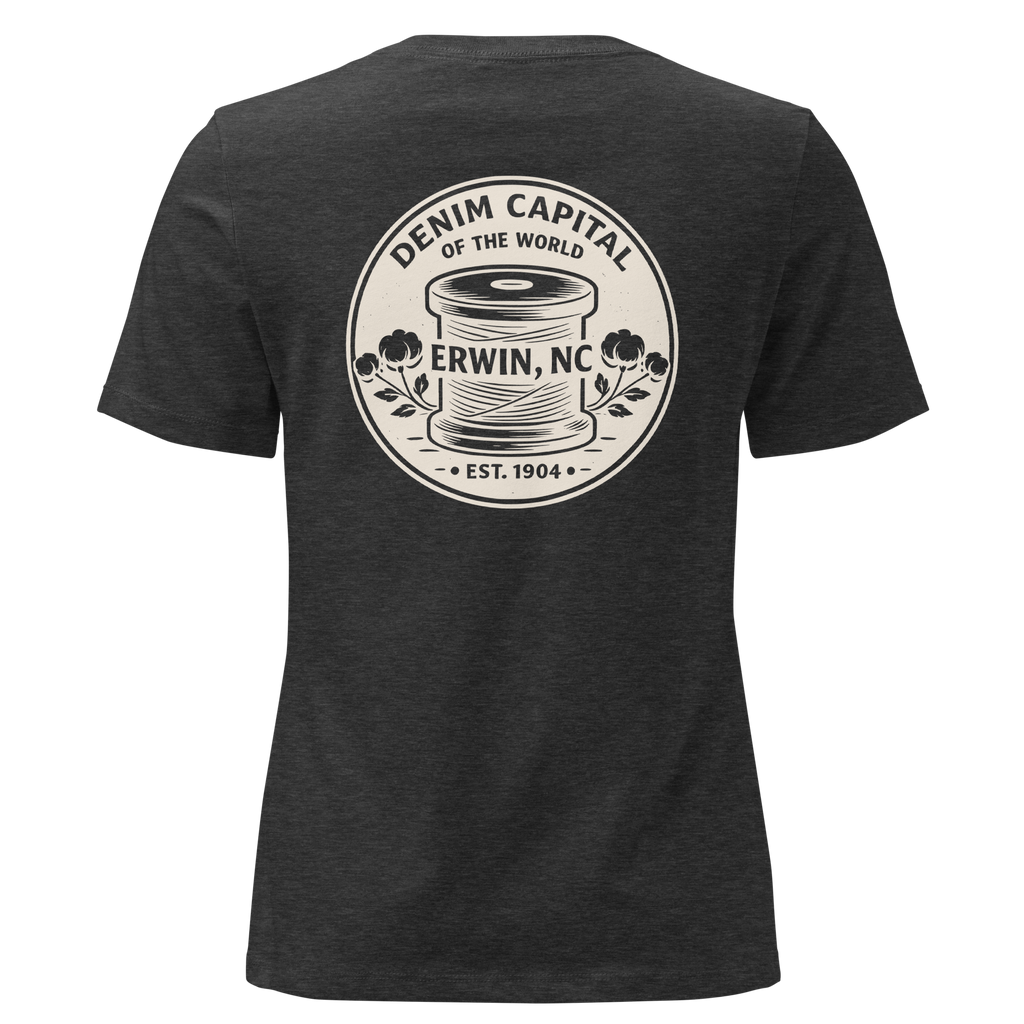 Erwin NC - Denim Capital- Women's Relaxed T-Shirt