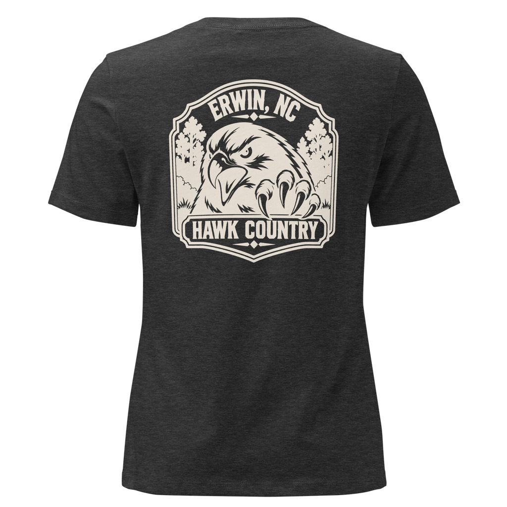 Erwin NC - Hawk Country- Women's Relaxed T-Shirt