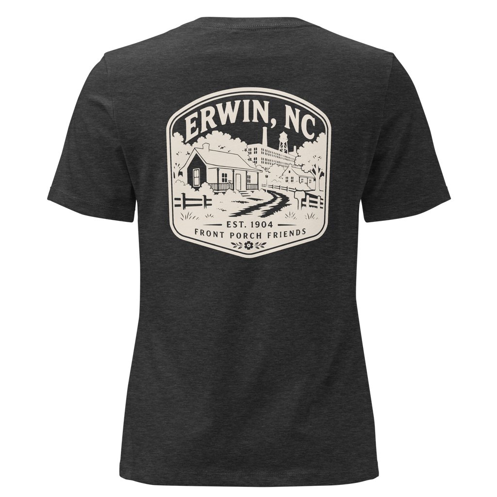 Erwin NC - Mill Town- Women's Relaxed T-Shirt