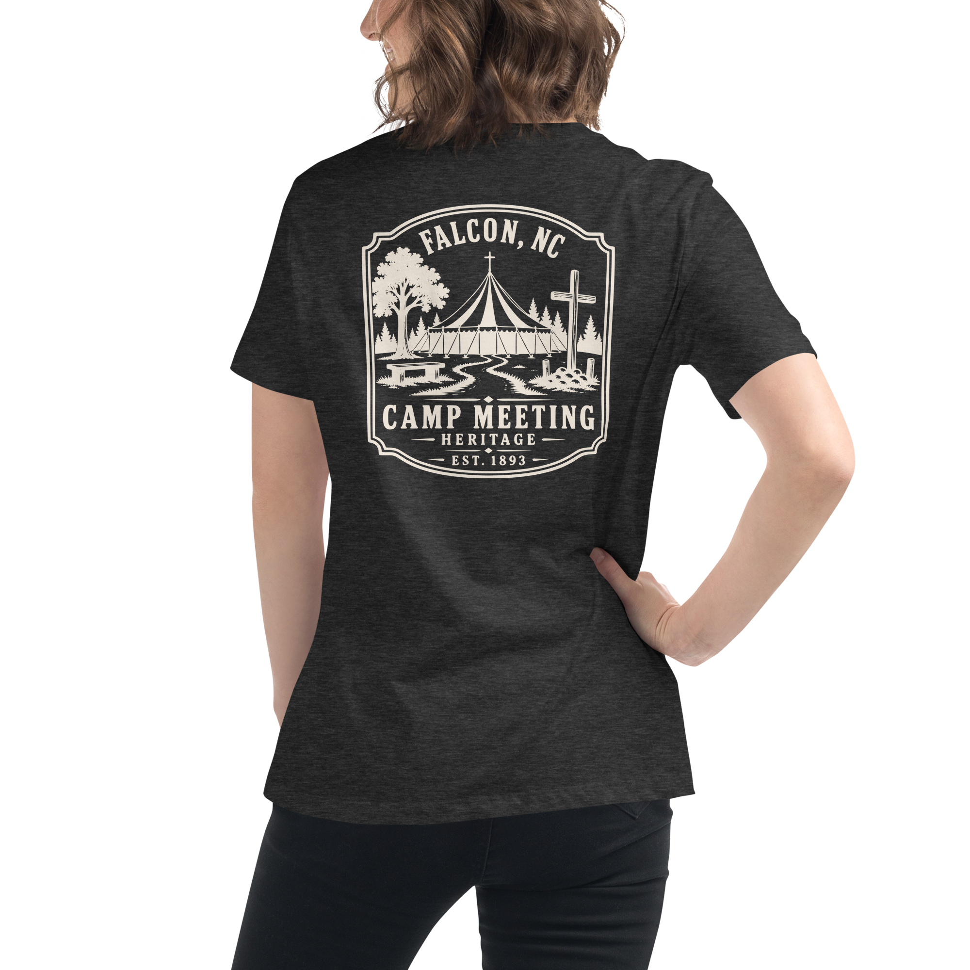Falcon NC - Camp Meeting- Women's Relaxed T-Shirt