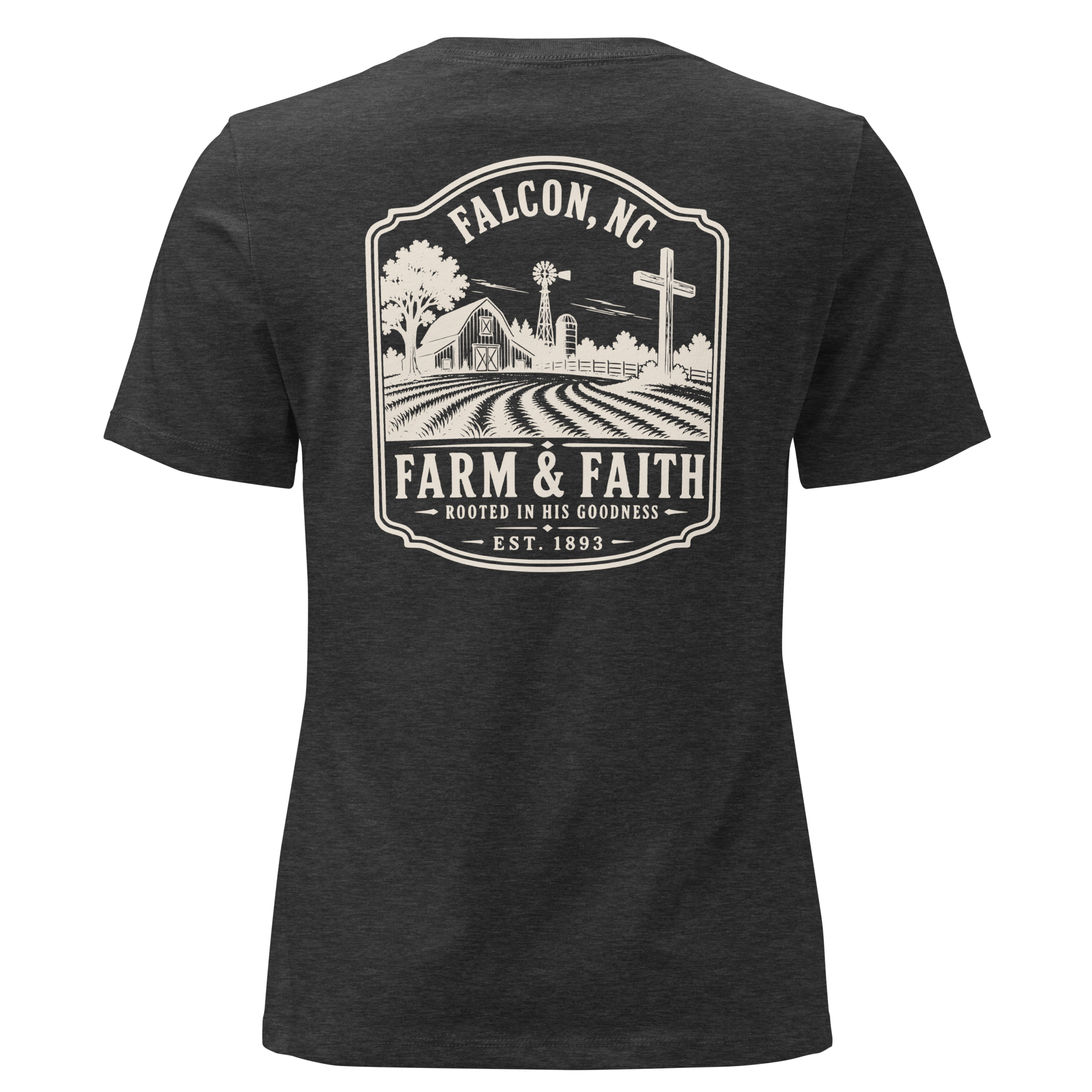 Falcon NC - Farm & Faith- Women's Relaxed T-Shirt