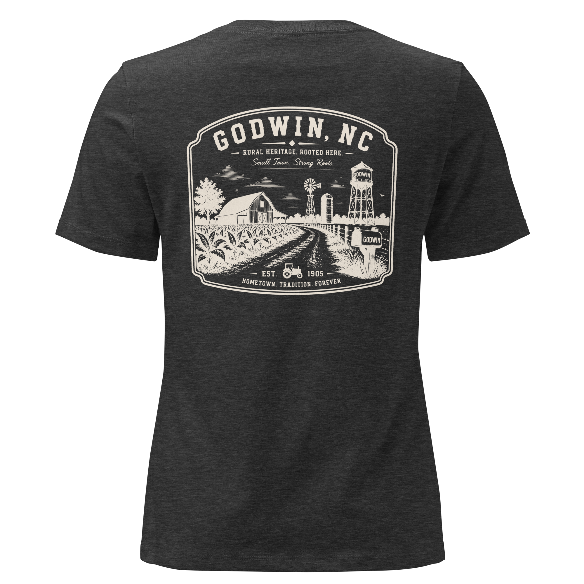 Godwin NC - Farm Roots- Women's Relaxed T-Shirt