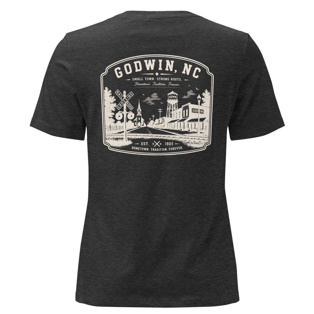 Godwin NC - Small Town Roots- Women's Relaxed T-Shirt