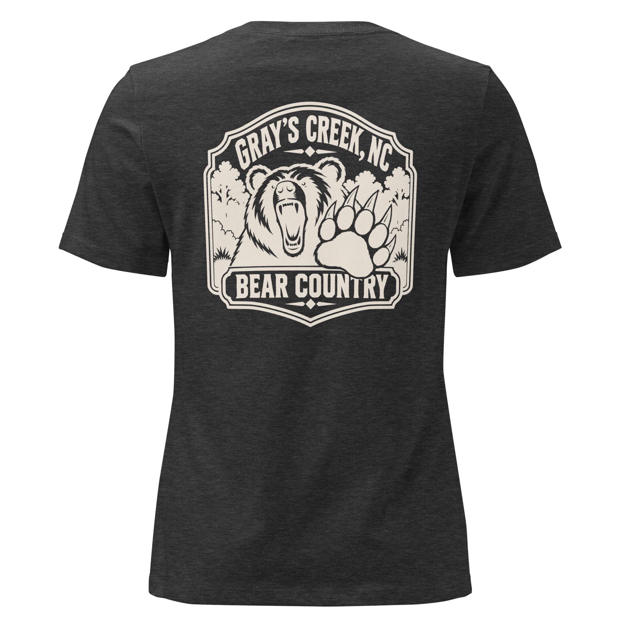 Gray's Creek NC - Bear Country- Women's Relaxed T-Shirt