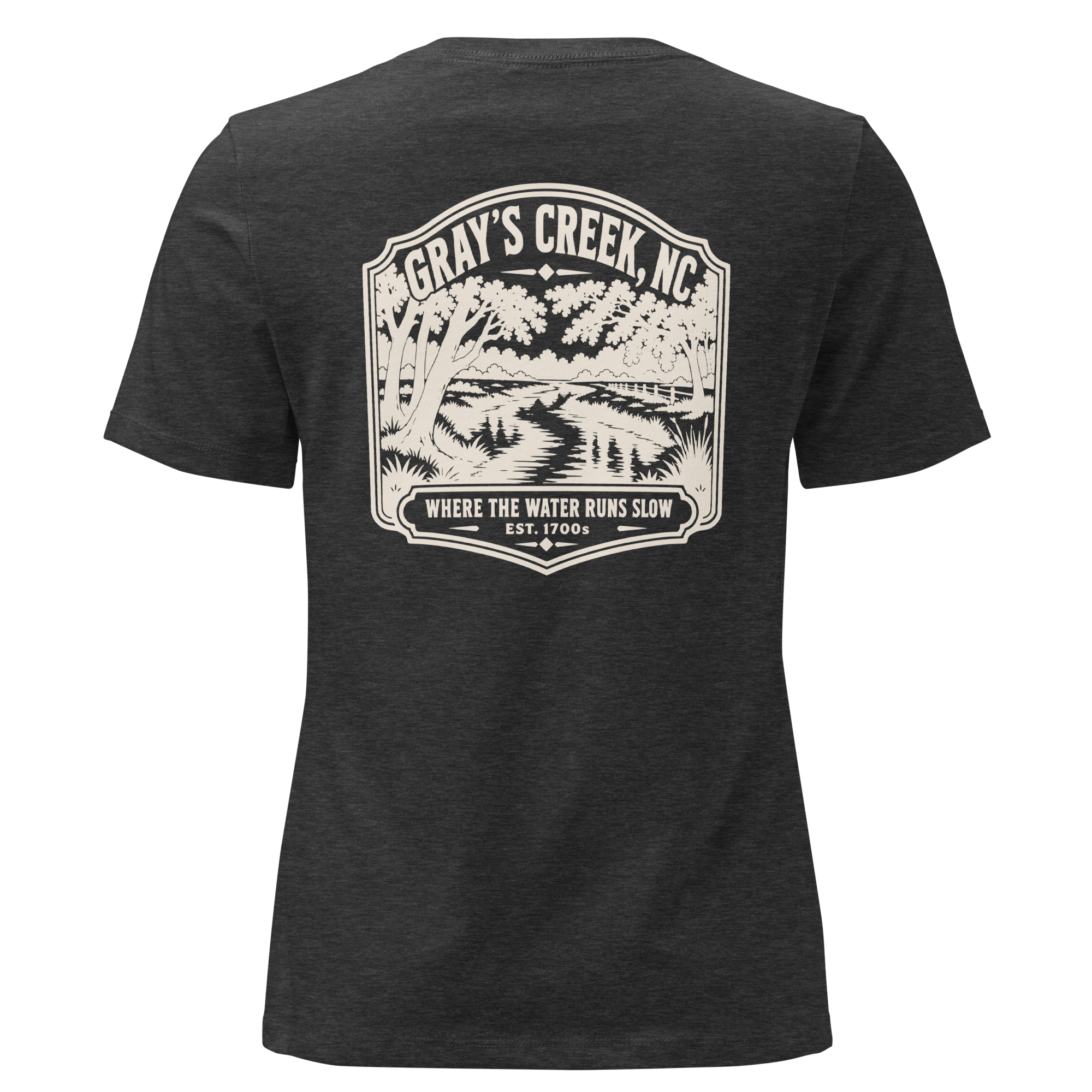 Gray's Creek NC - The Creek- Women's Relaxed T-Shirt