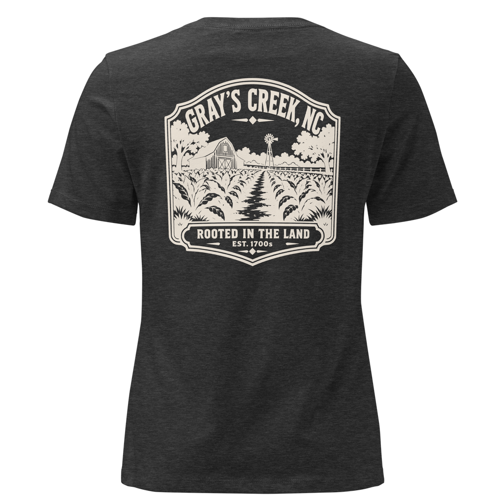 Gray's Creek NC - Rooted- Women's Relaxed T-Shirt