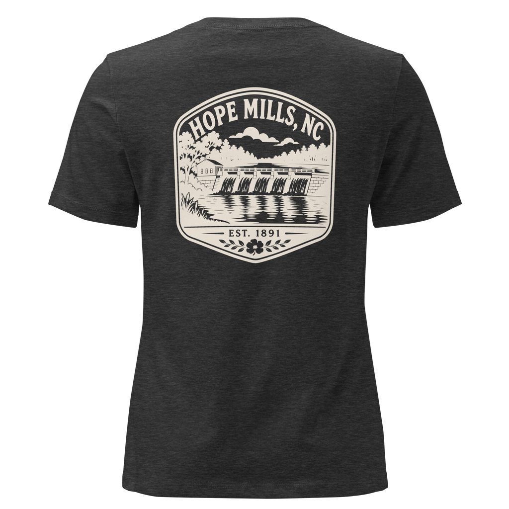 Hope Mills NC - Hope Mills Dam- Women's Relaxed T-Shirt