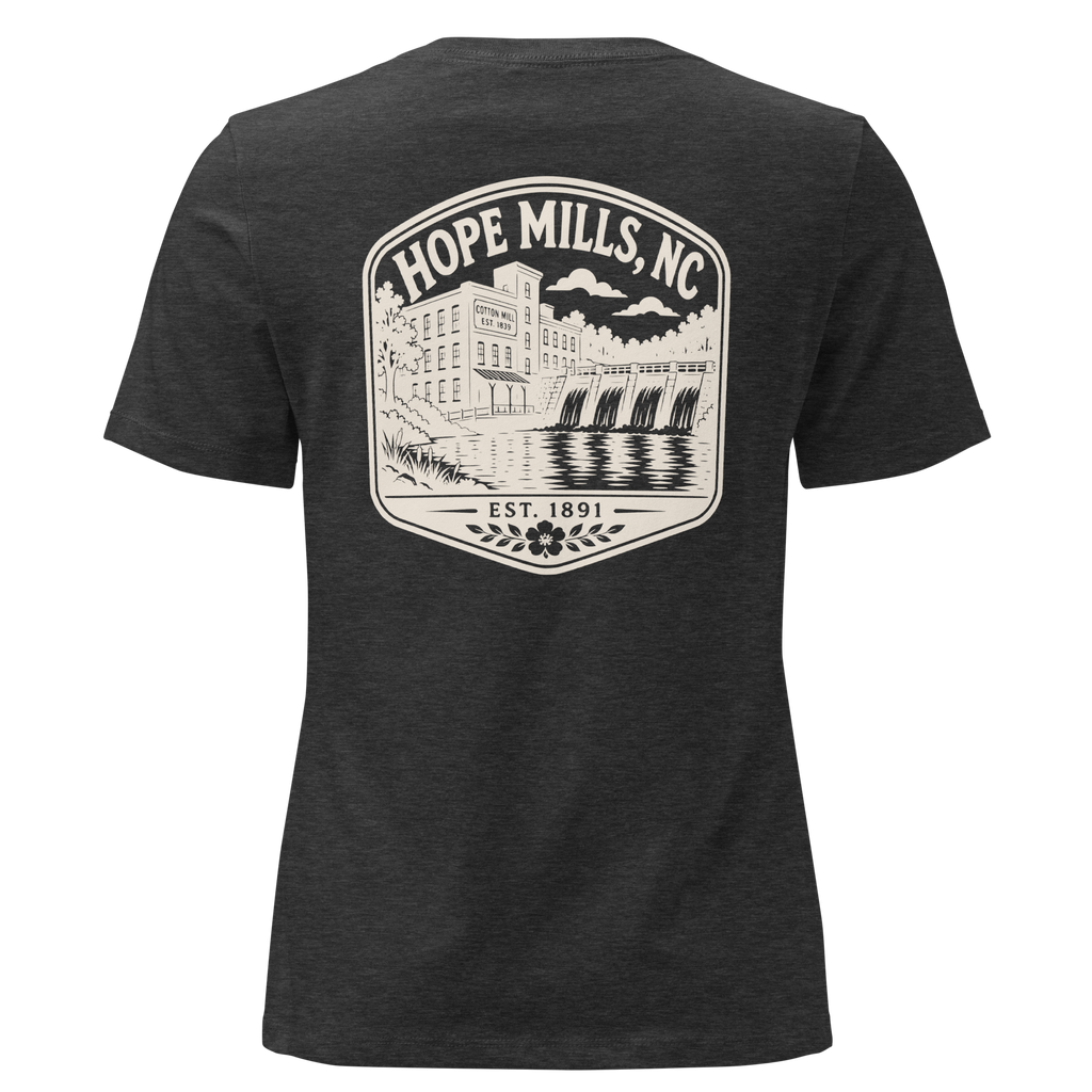 Hope Mills NC - The Old Mill- Women's Relaxed T-Shirt