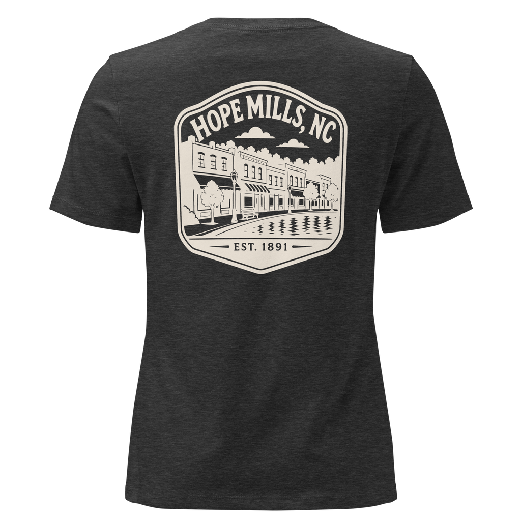 Hope Mills NC - Downtown- Women's Relaxed T-Shirt