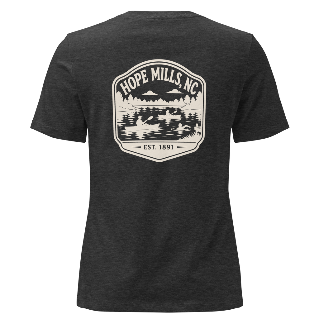 Hope Mills NC - Hope Mills Lake- Women's Relaxed T-Shirt