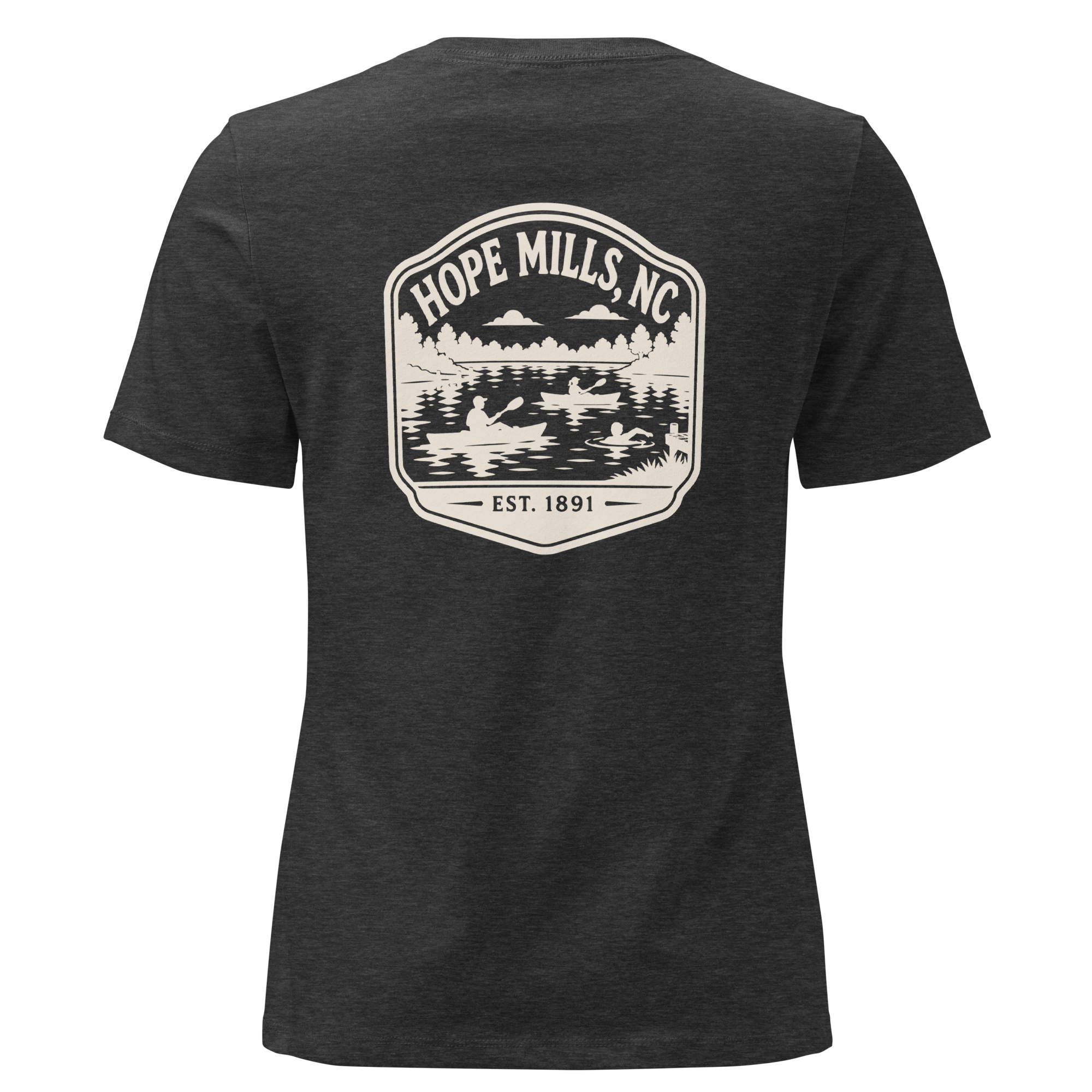 Hope Mills NC - Hope Mills Lake- Women's Relaxed T-Shirt