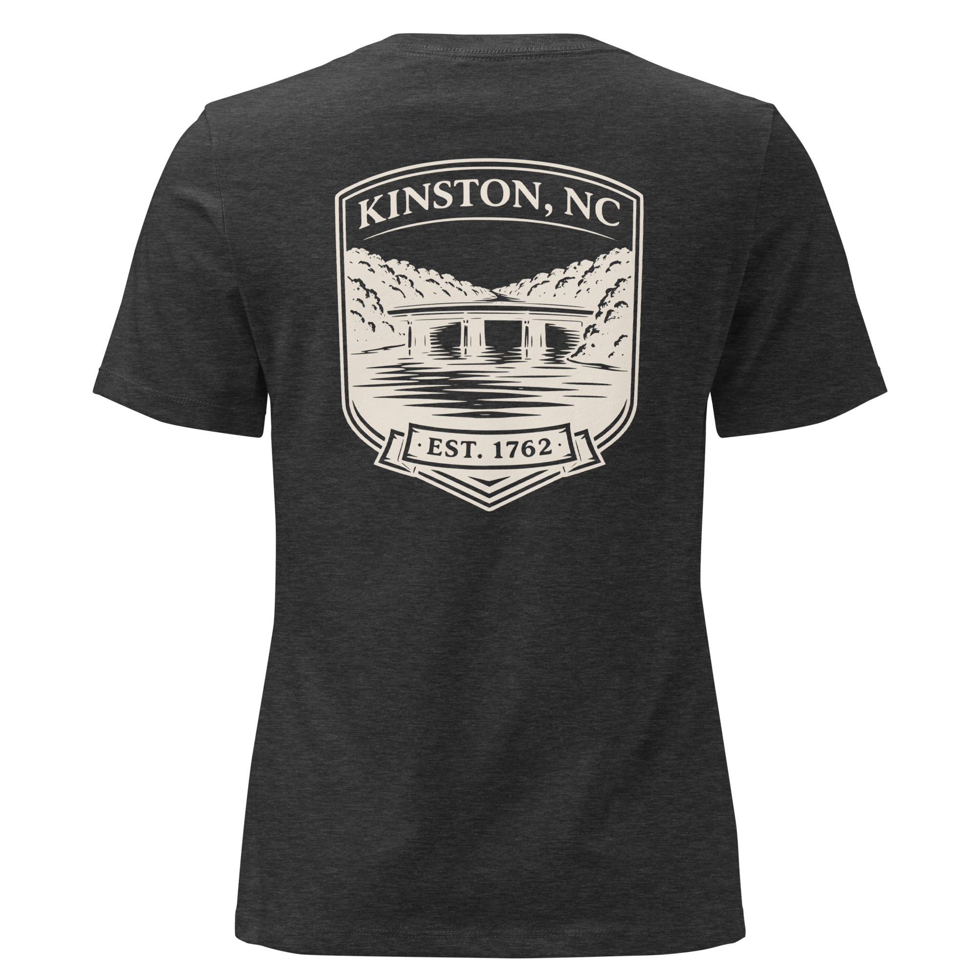 Kinston NC - Neuse River Bridge- Women's Relaxed T-Shirt