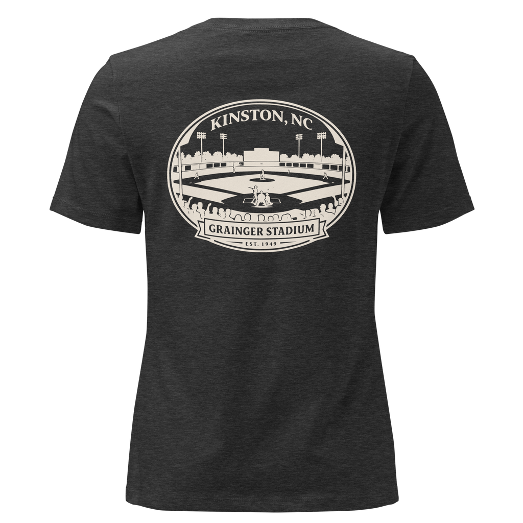 Kinston NC - Grainger Stadium- Women's Relaxed T-Shirt