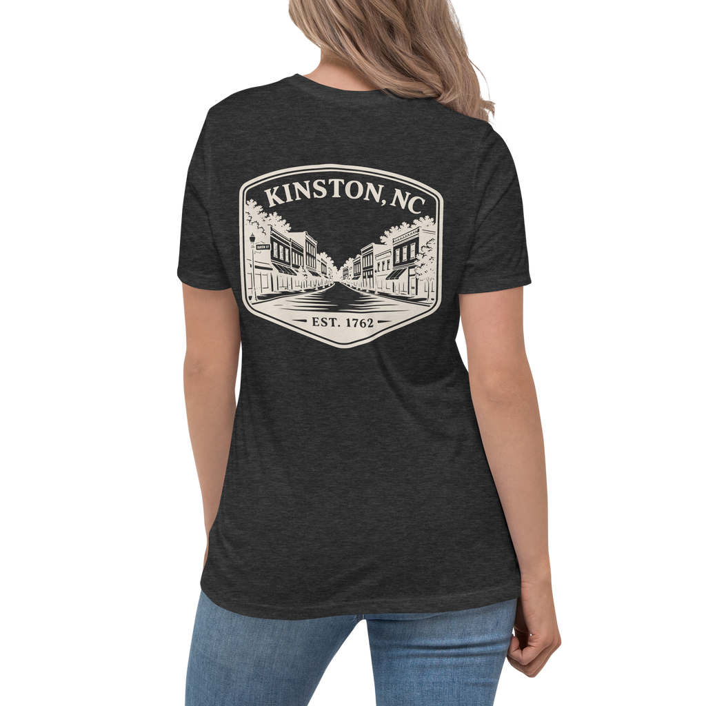 Kinston NC - Downtown Kinston- Women's Relaxed T-Shirt