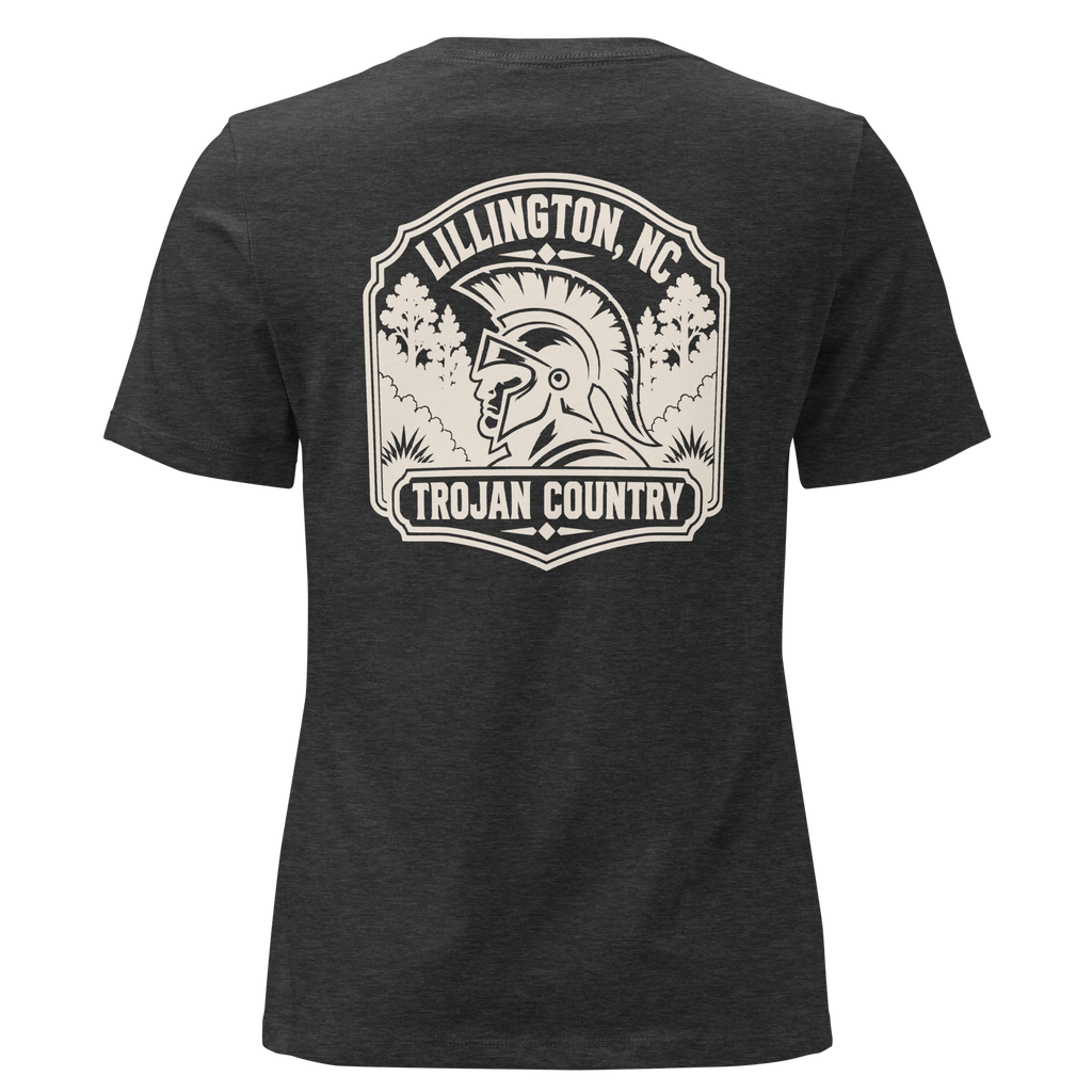 Lillington NC - Trojan Country- Women's Relaxed T-Shirt