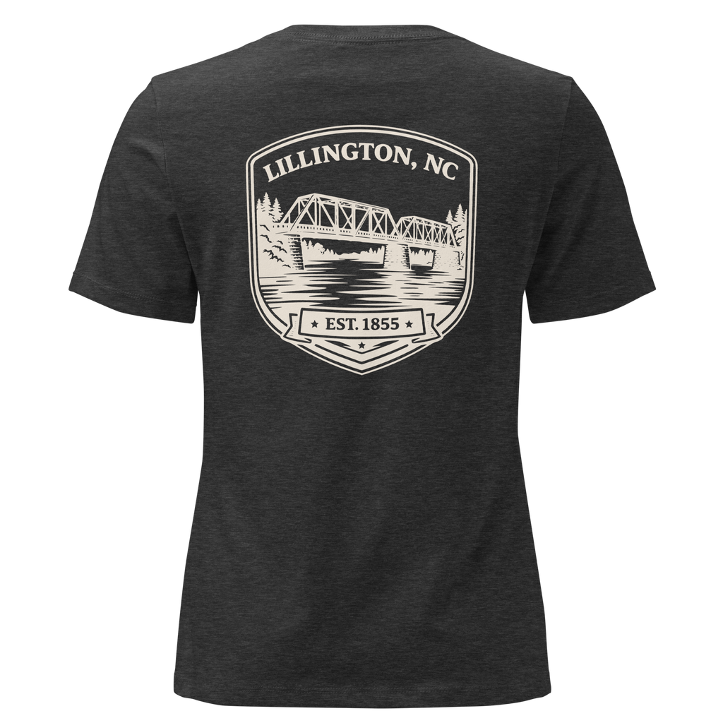 Lillington NC - Old Trestle Bridge- Women's Relaxed T-Shirt