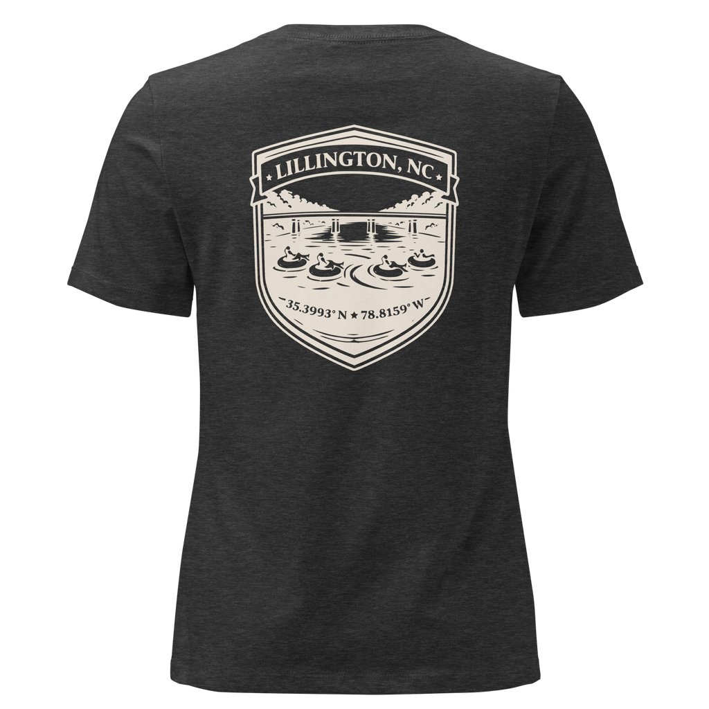 Lillington NC - River Tubing- Women's Relaxed T-Shirt