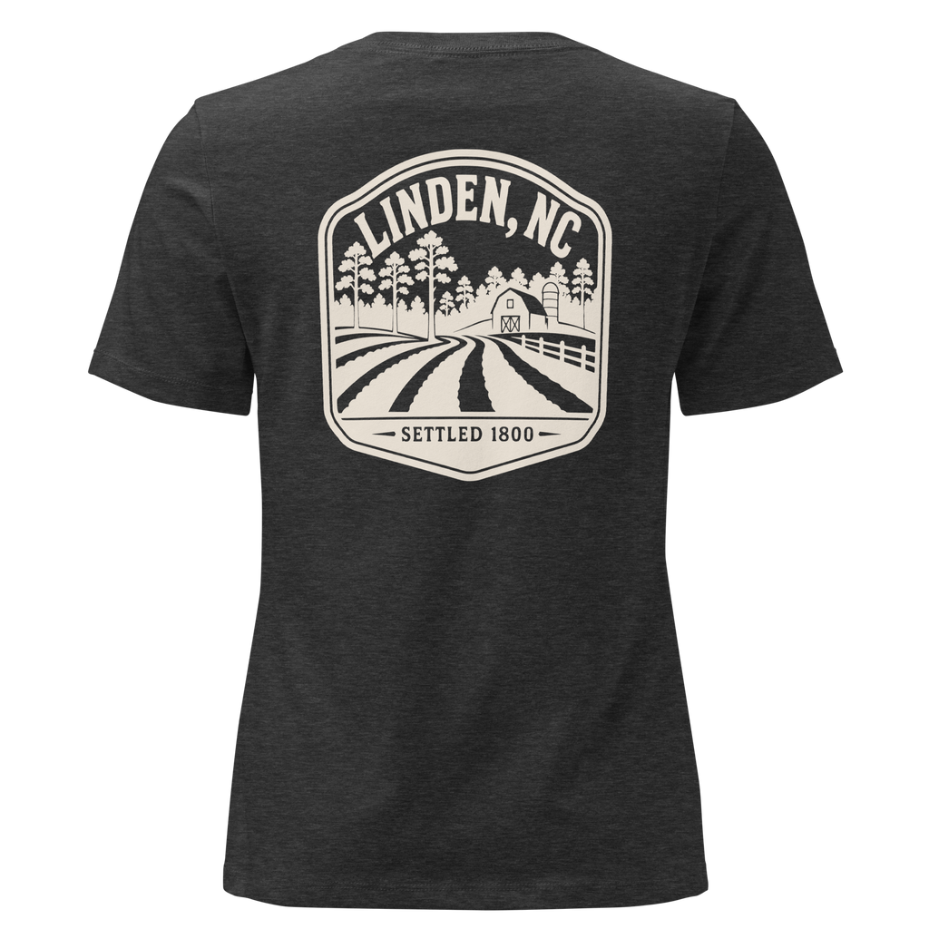 Linden NC - Farm Life- Women's Relaxed T-Shirt