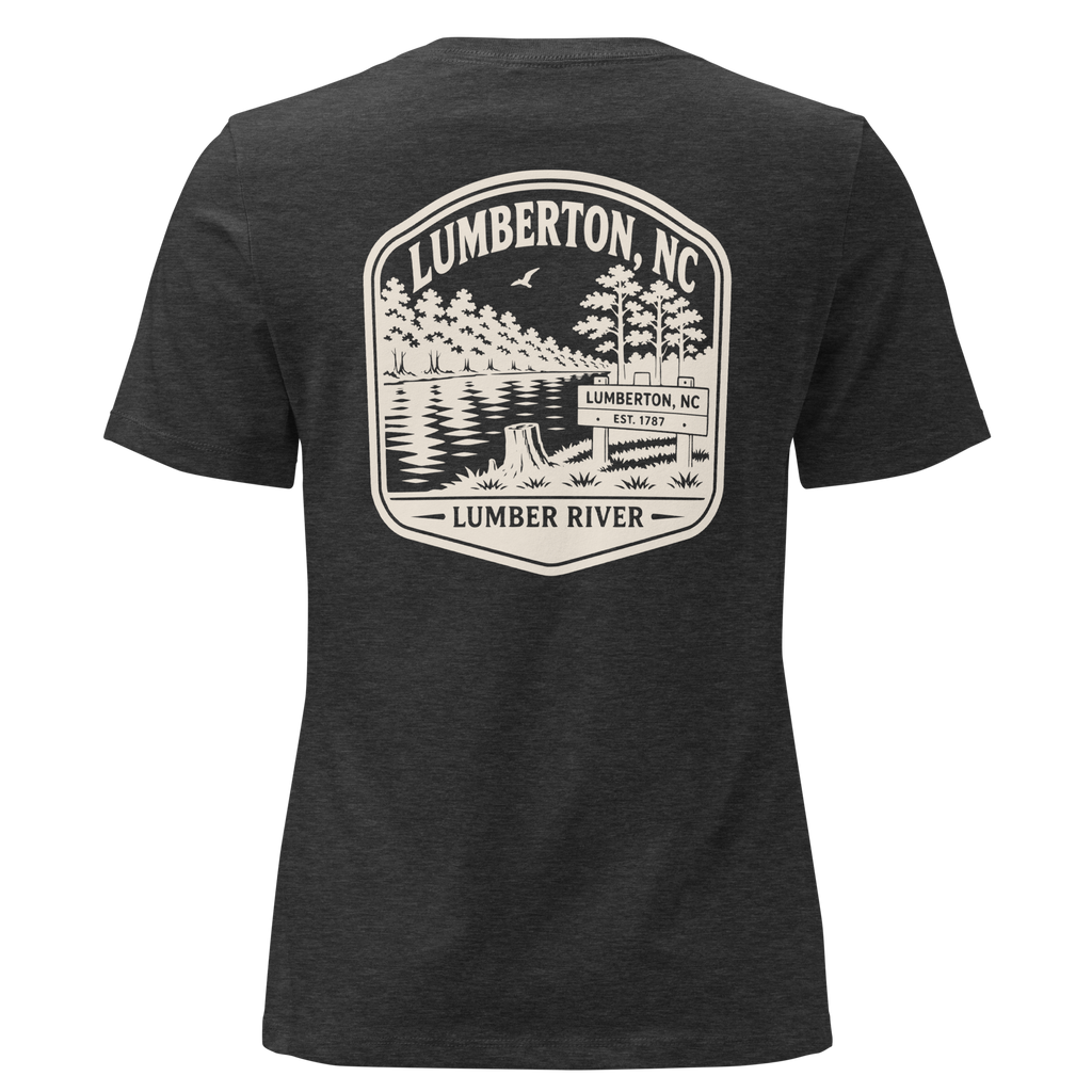 Lumberton NC - Lumber River- Women's Relaxed T-Shirt