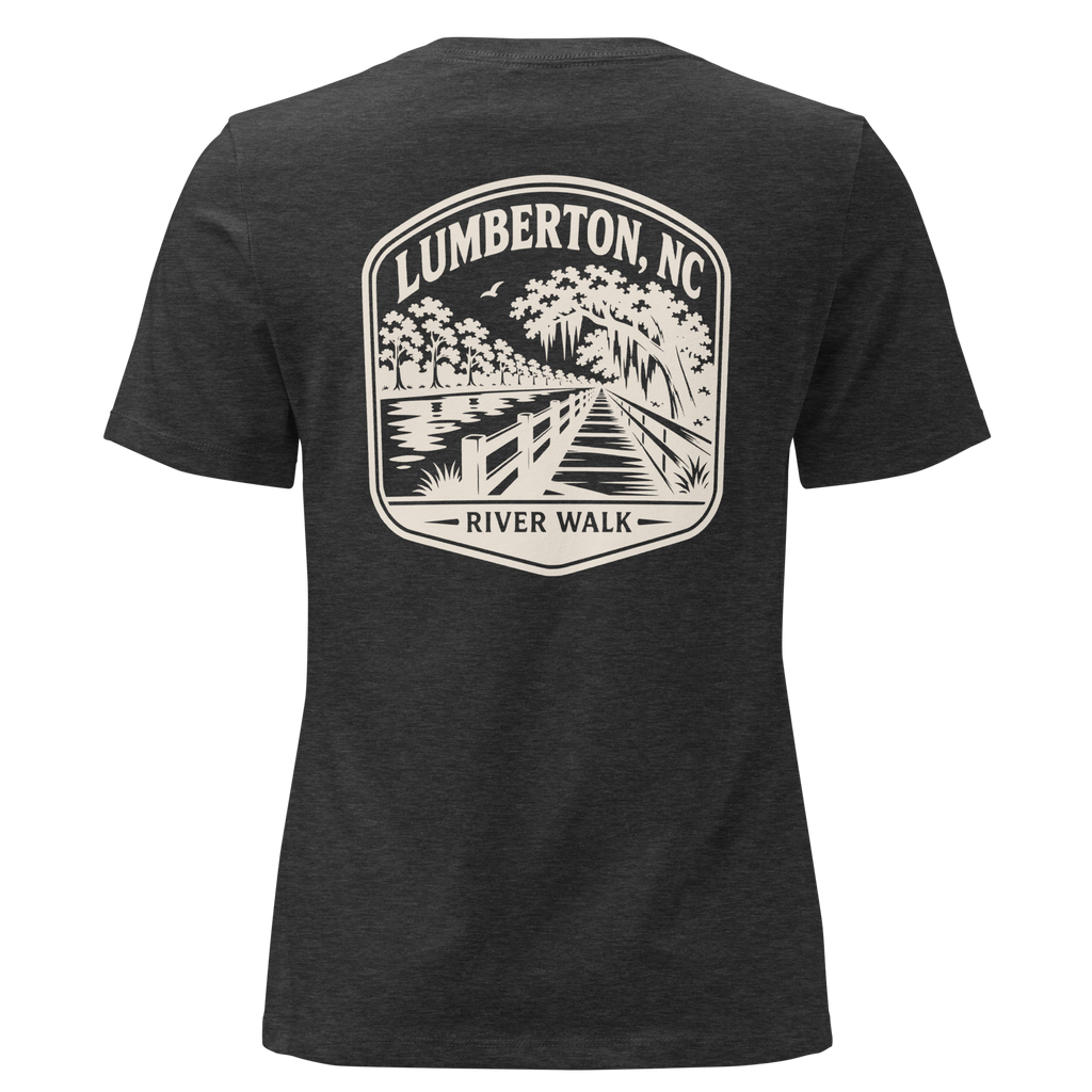 Lumberton NC - The Riverwalk- Women's Relaxed T-Shirt