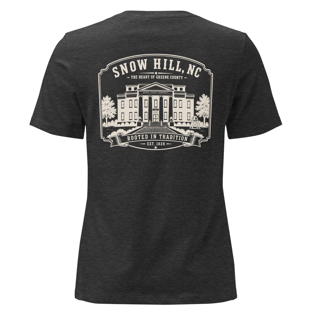 Snow Hill, NC - Historic Courthouse - Women's Relaxed T-Shirt