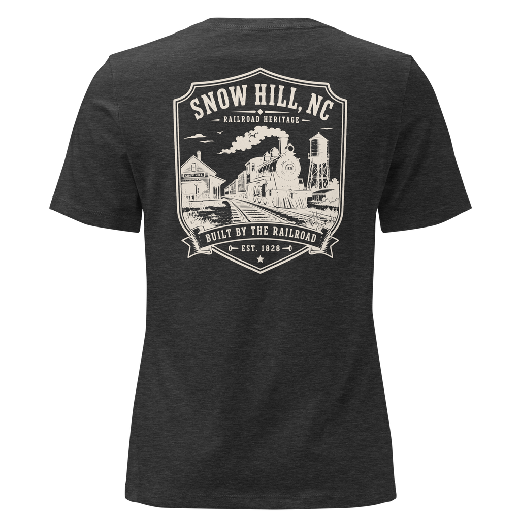 Snow Hill, NC - Built by the Railroad - Women's Relaxed T-Shirt