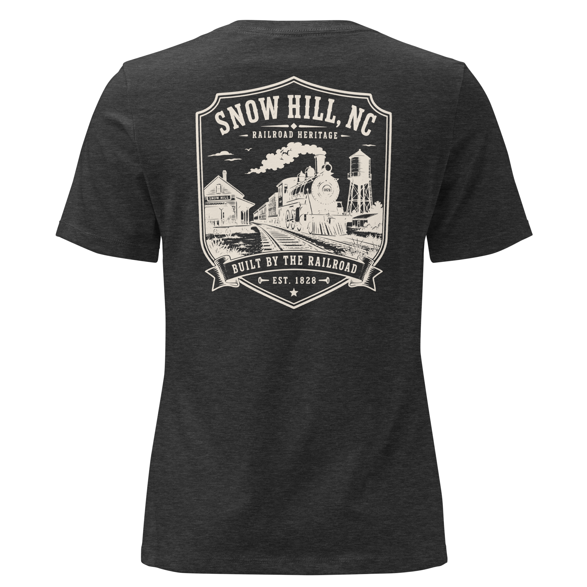 Snow Hill, NC - Built by the Railroad - Women's Relaxed T-Shirt