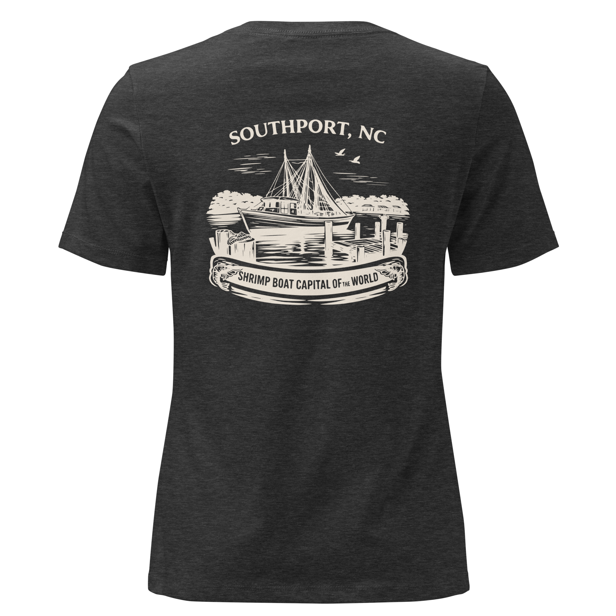 Southport NC - Shrimp Boat Capital- Women's Relaxed T-Shirt