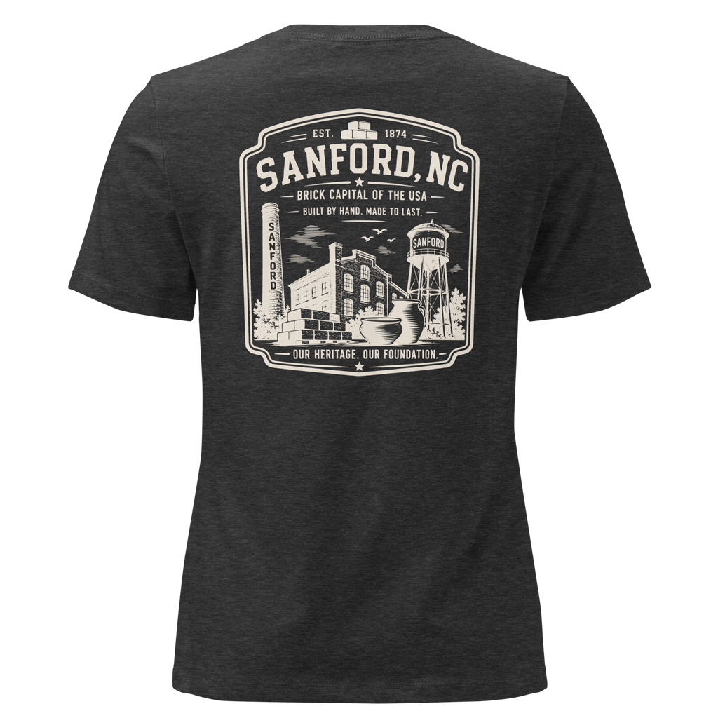 Sanford NC - The Brick Capital - Women's Relaxed T-Shirt