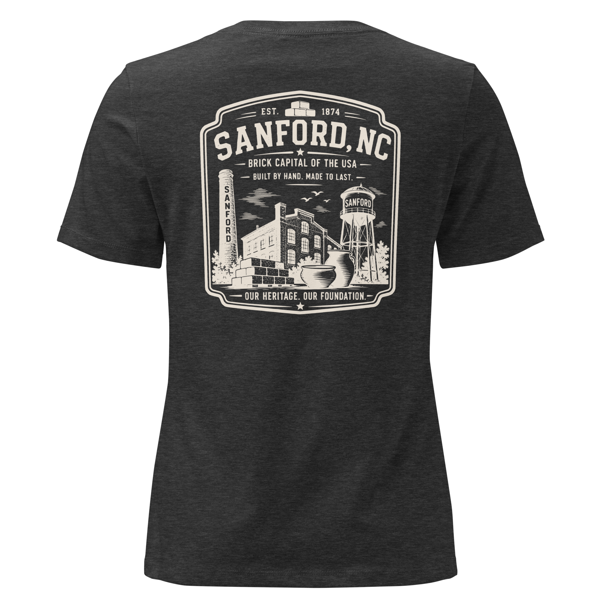 Sanford NC - The Brick Capital - Women's Relaxed T-Shirt